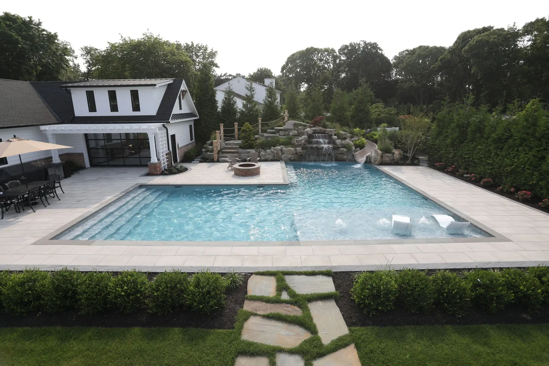 Inground pool installed by Swim King 1