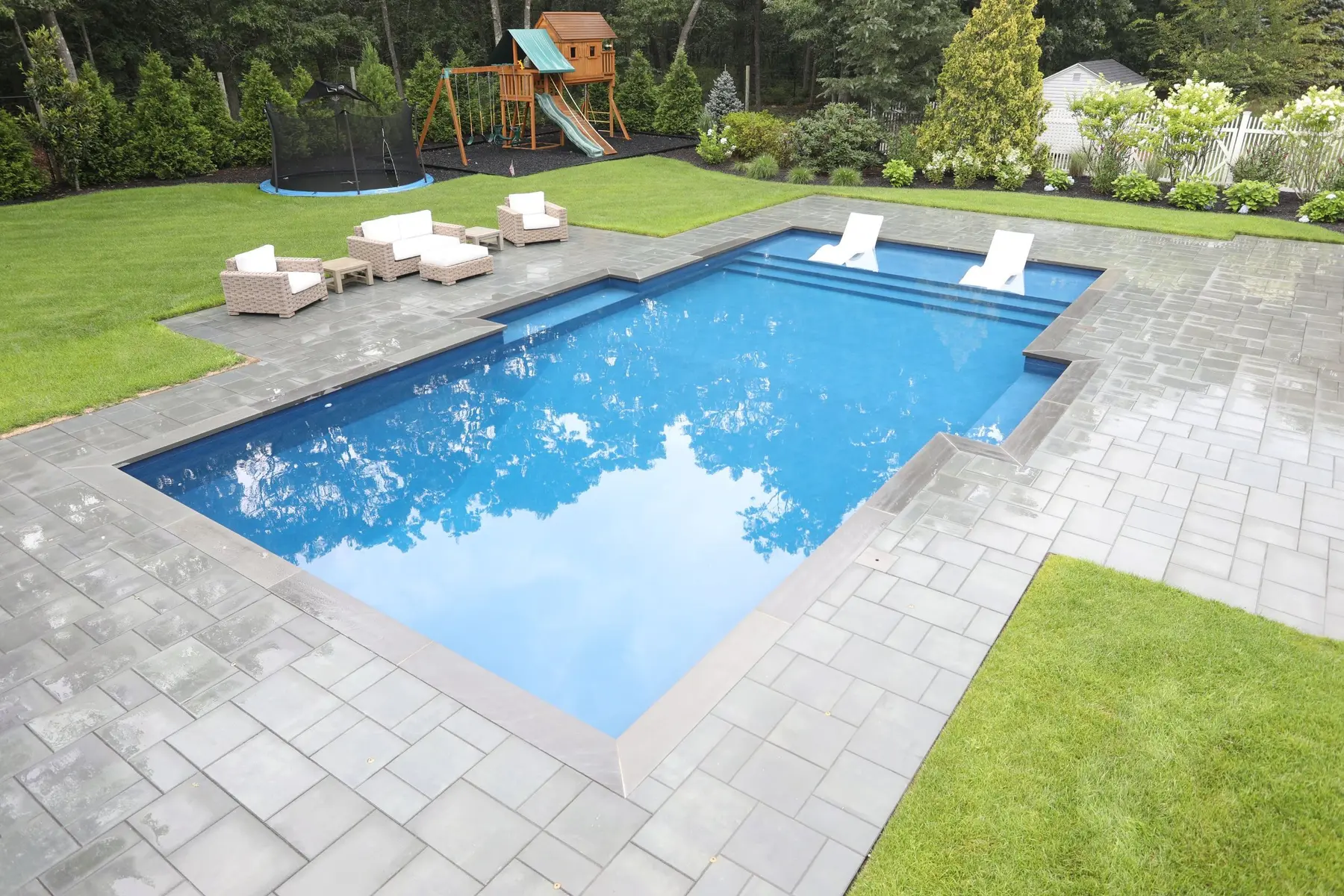 Inground pool installed by Swim King 6